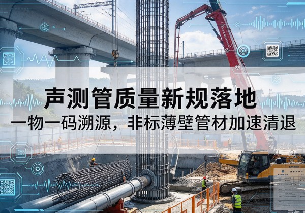 玉林声测管质量新规落地，一物一码溯源，非标薄壁管材加速清退